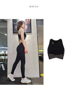 Yoga Set Womens Ladies Gym Fitness Workout Sport Suit Leggings Top 2 Pieses