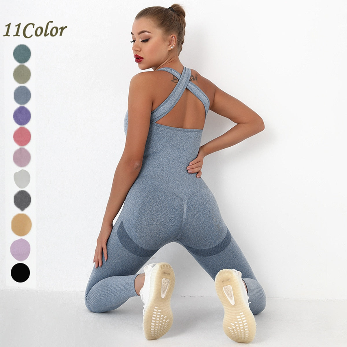 Spring/autumn Fashion 2 Pieces Breathable Sexy Workout Clothes For Women  Sportwear Gym Set Women Pullover High Waist Leggings - Pant Sets -  AliExpress